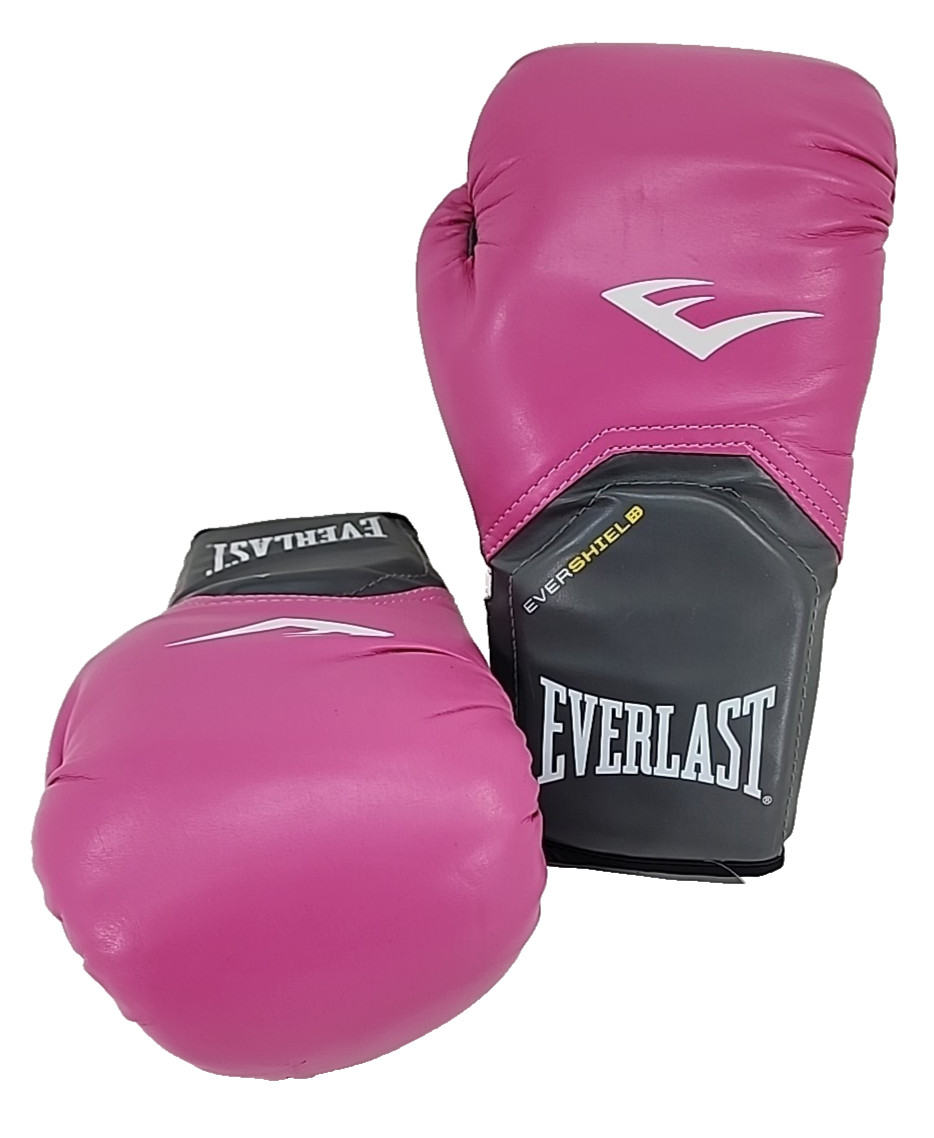 Everlast Boxing Gloves Womens 12oz Pink Elite Evershield Training Sparring