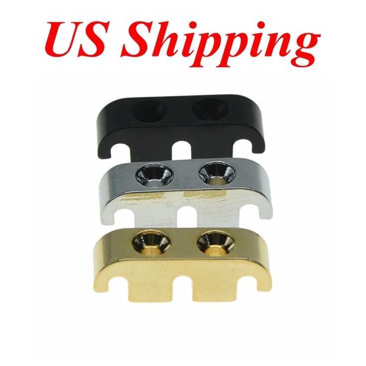 KAISH Bass String Tree Retainer with Mouting Screws Gold/Chrome/Black