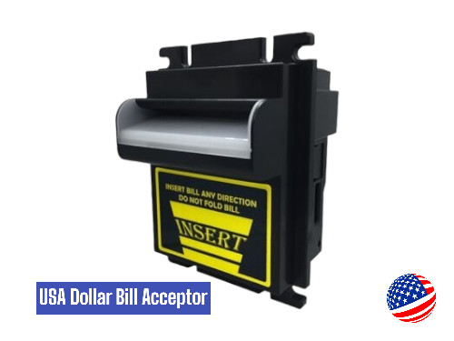 TOP TB-74 US Dollar (USD) Bill Acceptor Validator 4-Way Insertion 12V Pulse