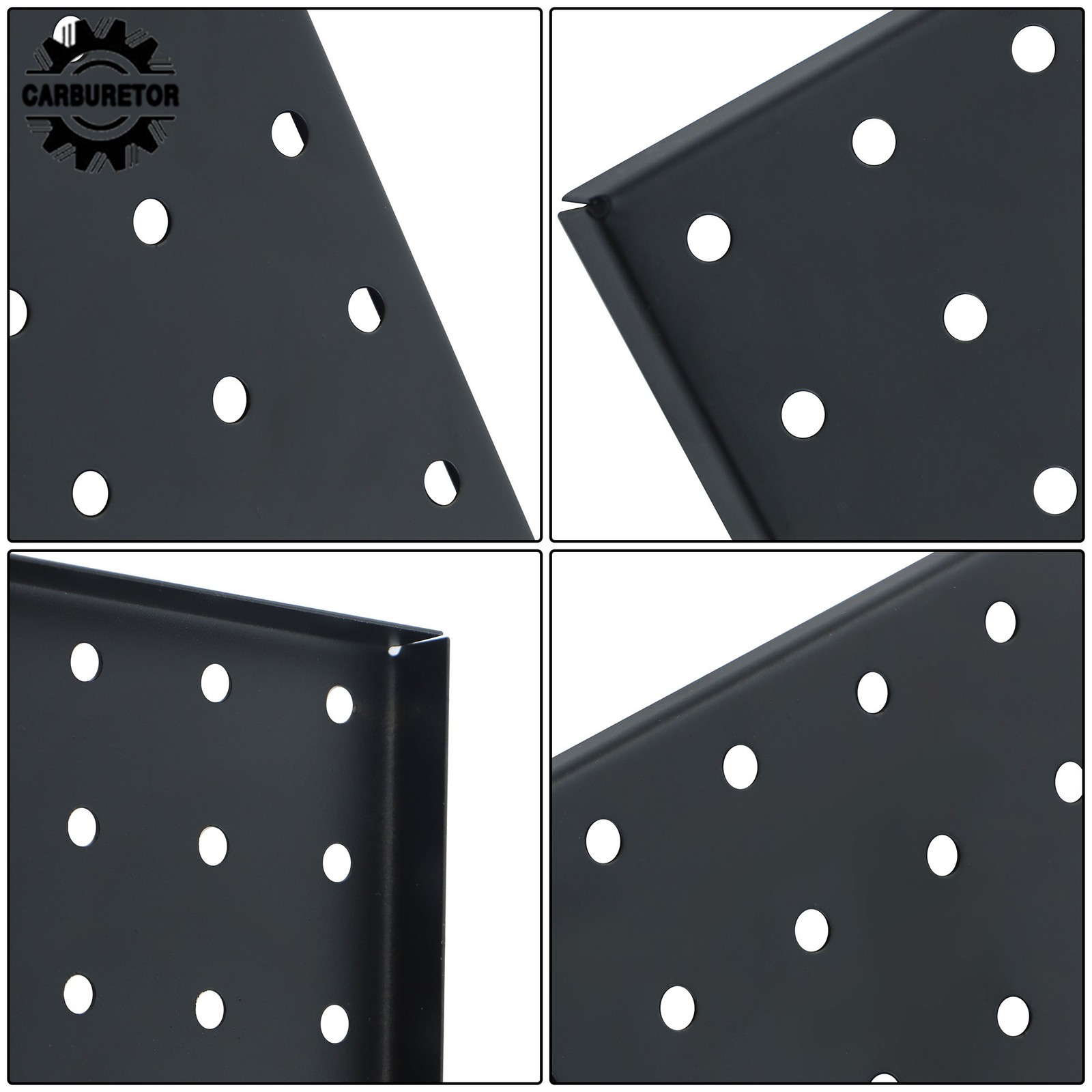 4 Pack 12 × 12 Inch Metal Pegboard Panel Wall Organizer Panel Storage Hanger