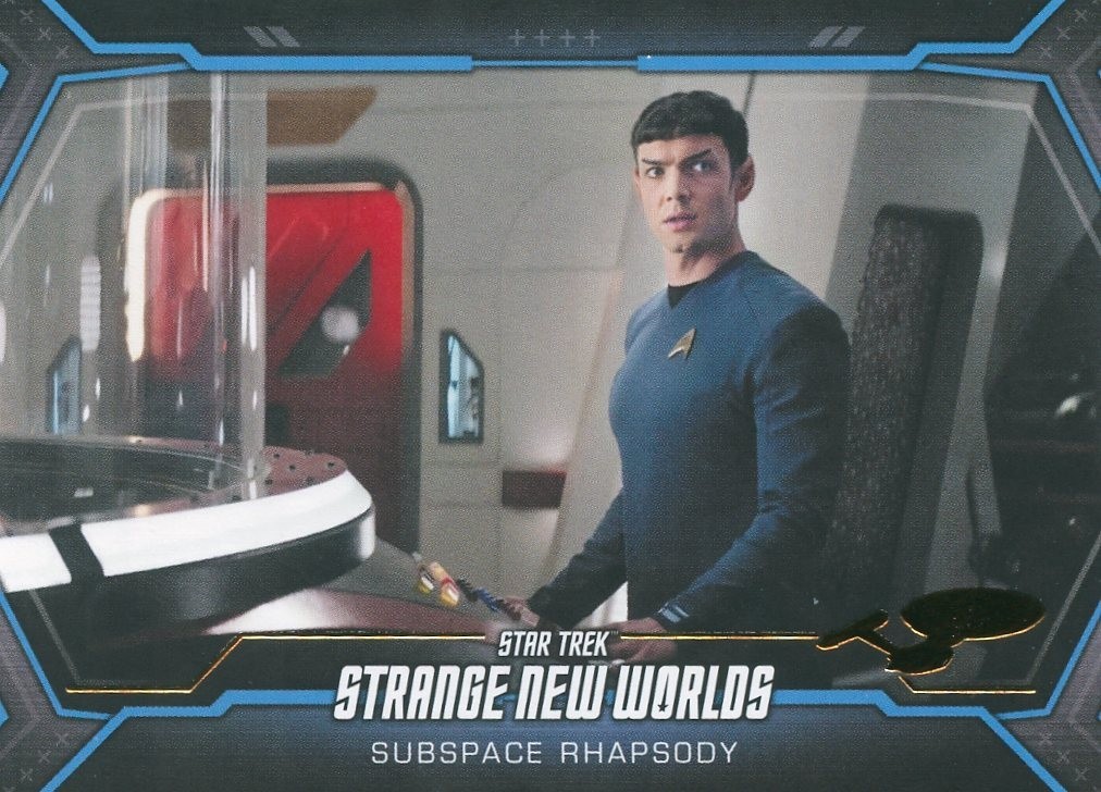 Star Trek Strange New Worlds S2 Gold Parallel base card #49 Subspace Rhapsody