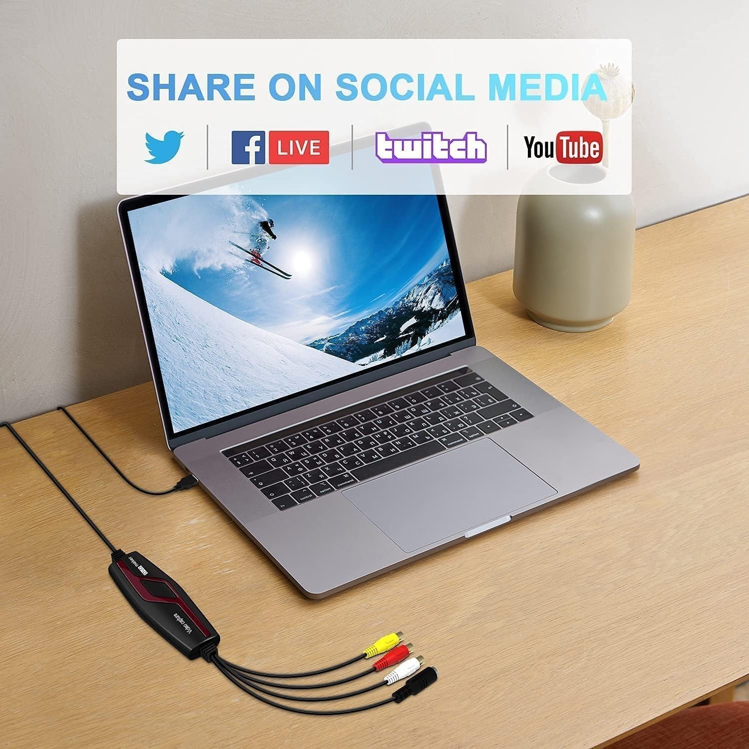 Universal VHS to Digital Converter for Mac & Windows - Effortless Video Transfer
