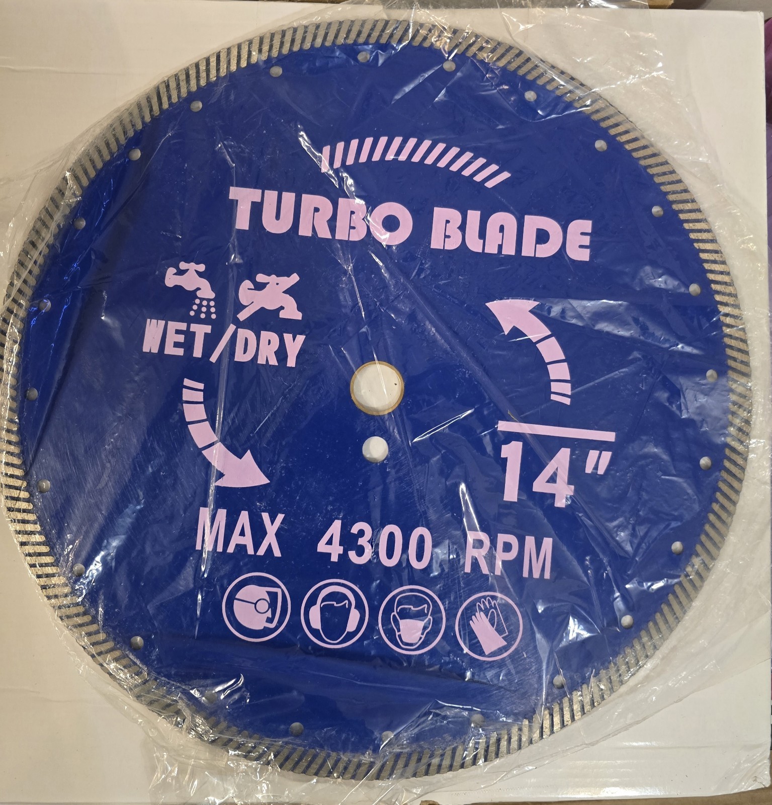 14" Diamond Turbo Saw Blade Granite Marble
