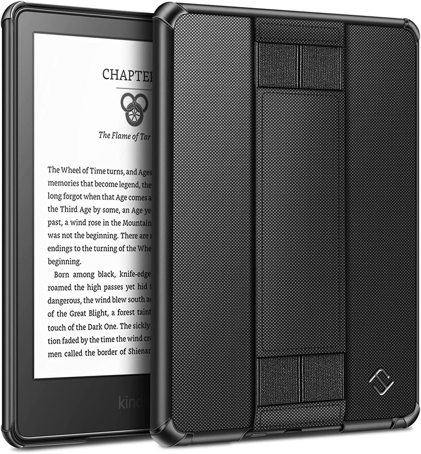Case for 6" All-New Kindle (11th Gen 2024/2022) Hard Back Cover with Hand Strap