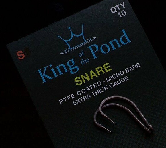 Snare carp hooks size 4, very sharp & strong - carp fishing
