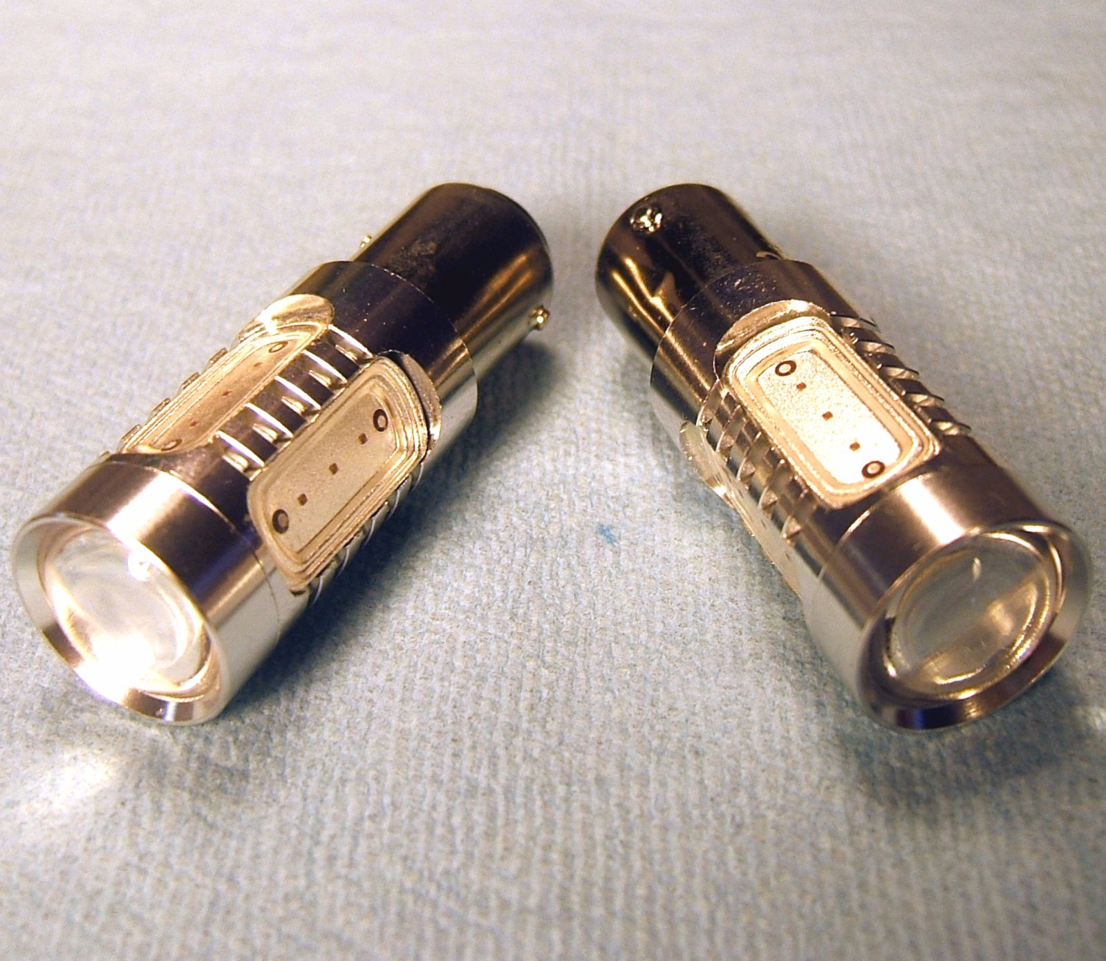 BY) One Pair Front Yellow LED Bulbs / WCCC1157YPR / For Sequencing Taillights