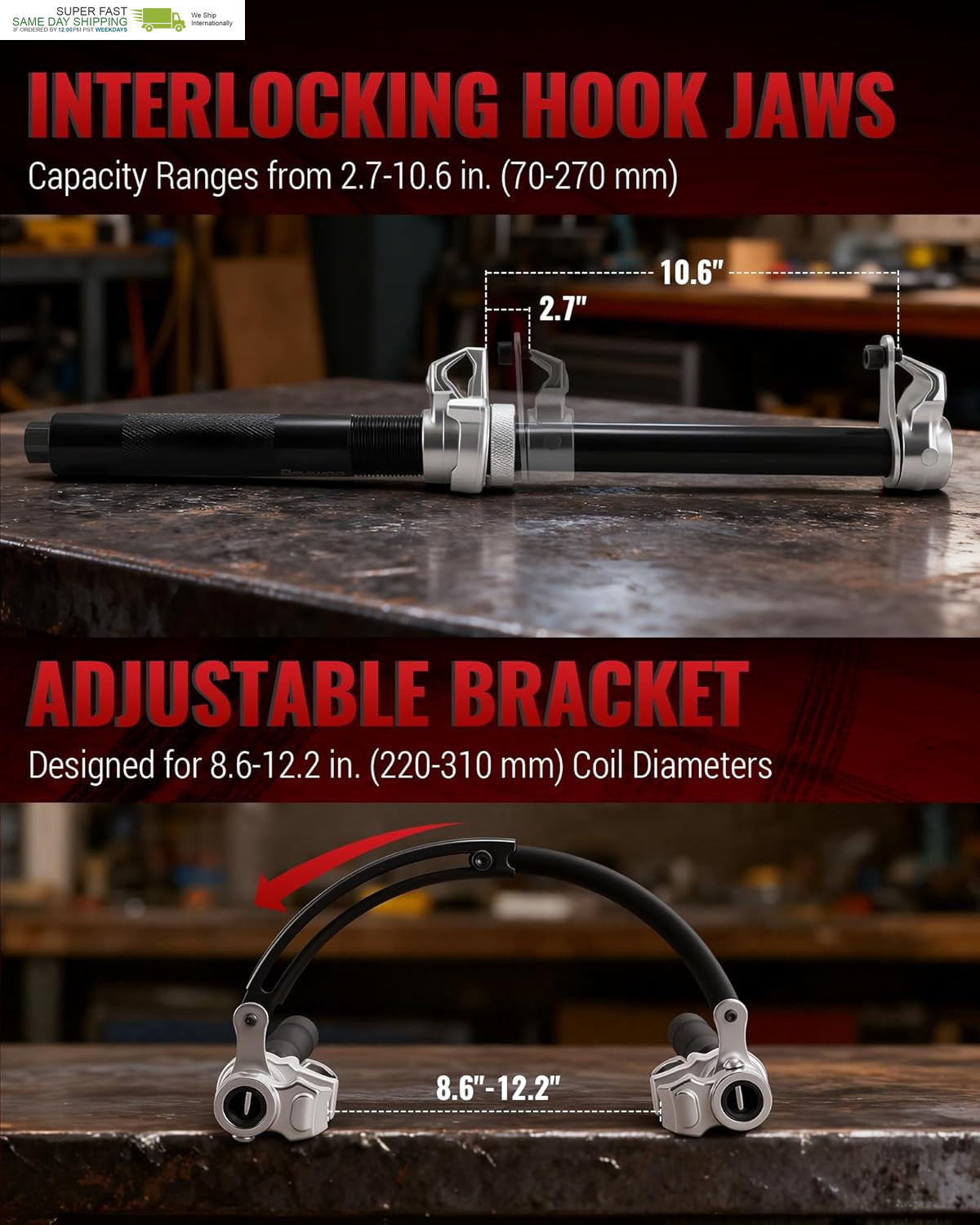 Spring Compressor Tool, Coil Spring Compressor Tool and Strut Spring Compressor