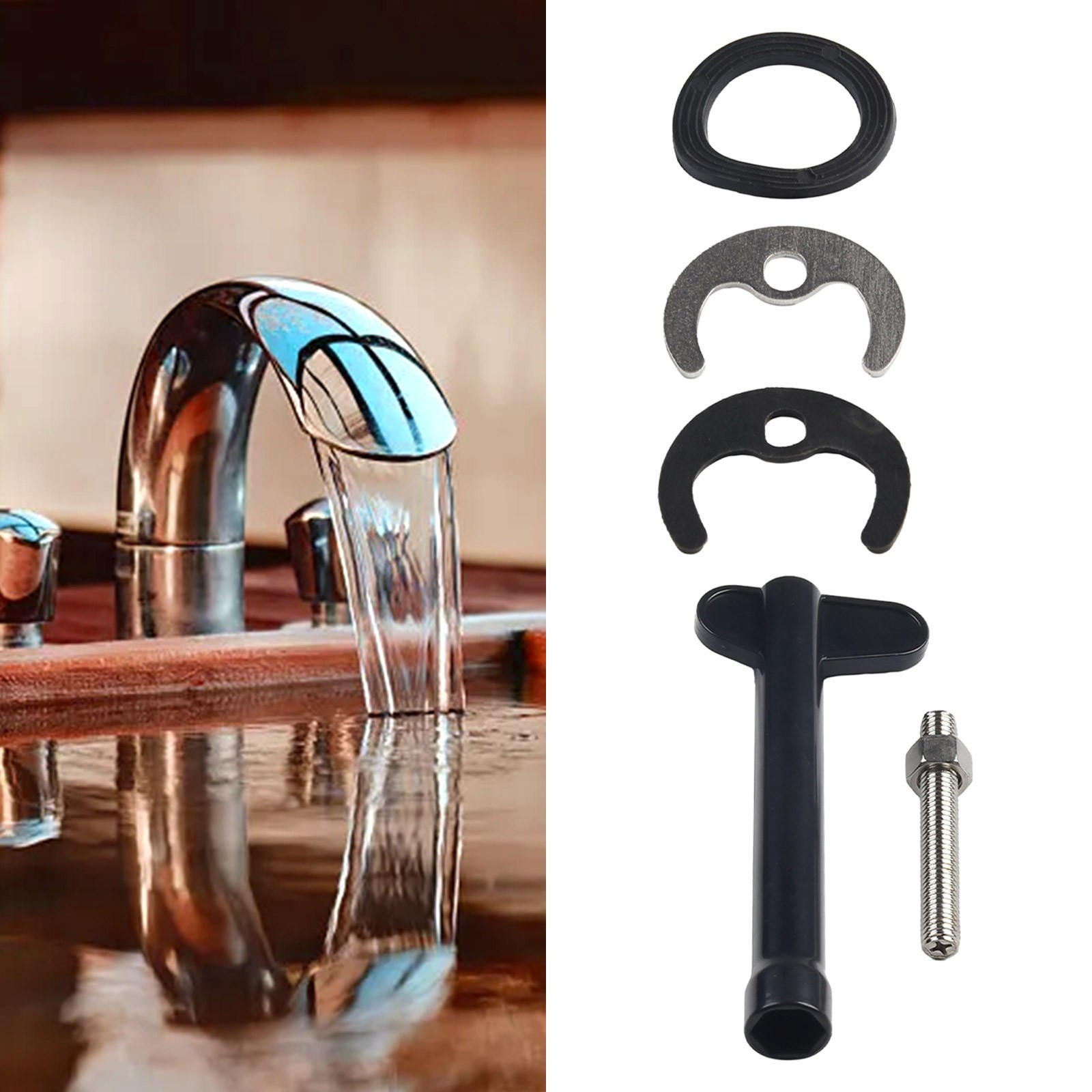 Brand New Tap Faucet Fixing Fitting Faucet Repair Set Tool Accessories