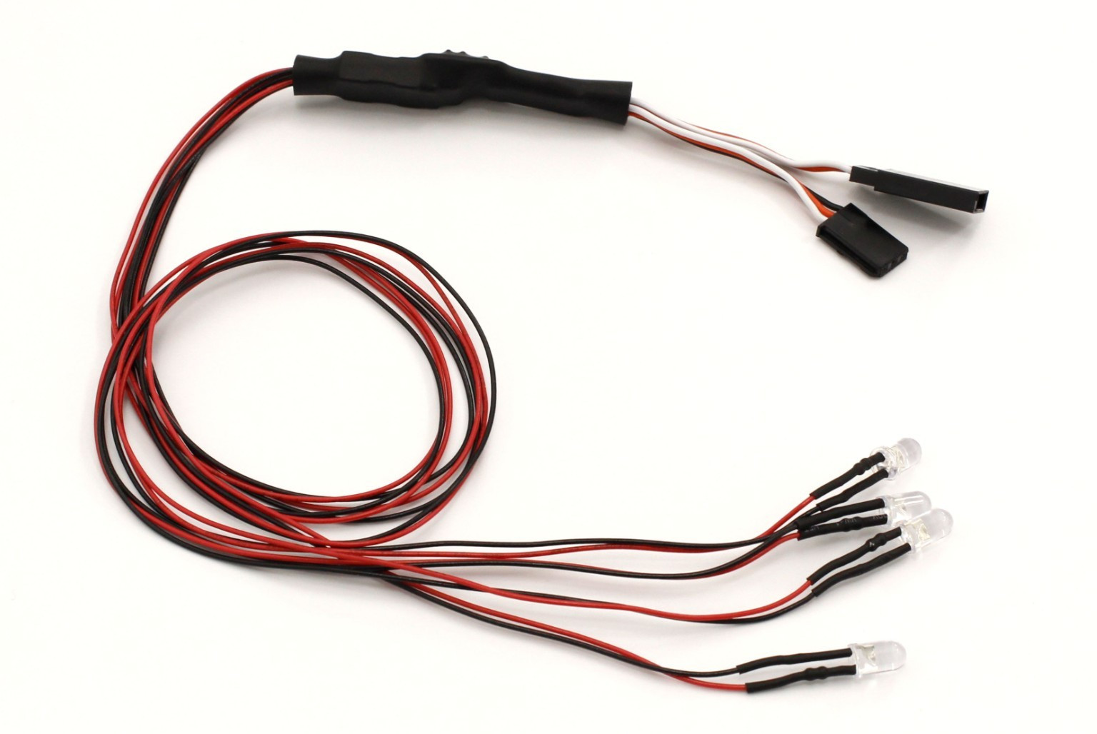 LED LightUnit(Φ5/4Bulbs/L=400/Clear＆Red) 97054-4CR-B