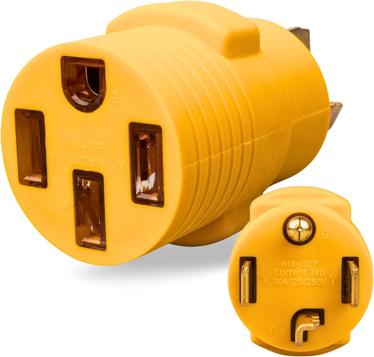 NEMA 14-30P to 14-50R Adapter 30A 4-Prong Dryer to 50A - EV Charger or Other