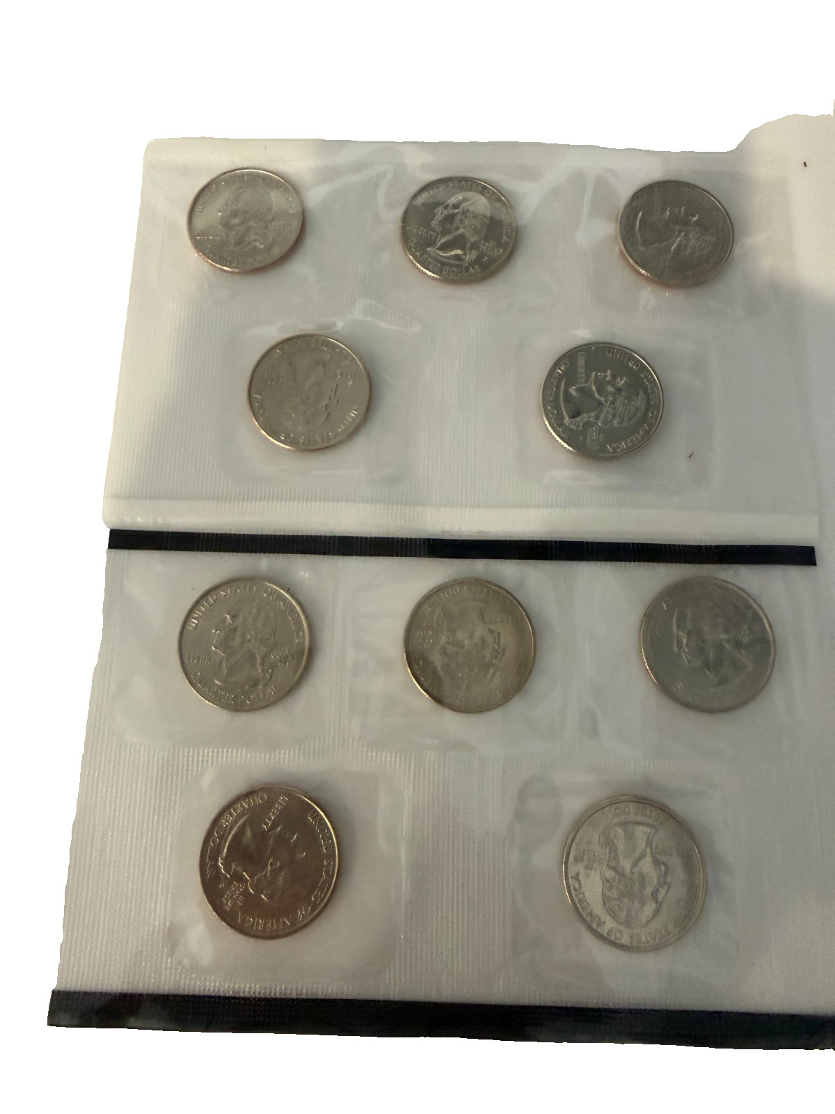 2001 US Uncirculated Mint Set | 20 Coins P & D Folders | As Pictured