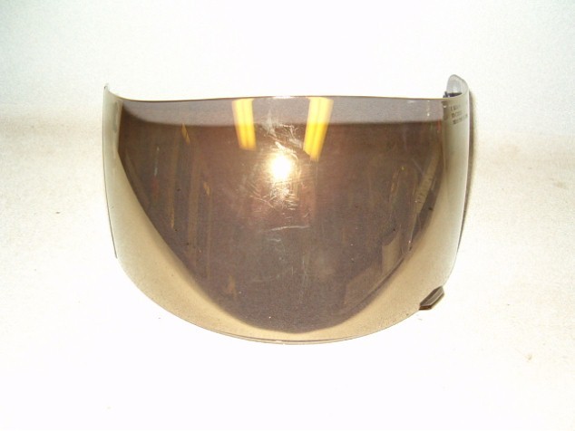 Gold Mirrored Face Shield for M2R "MR600" Helmet - NEW!
