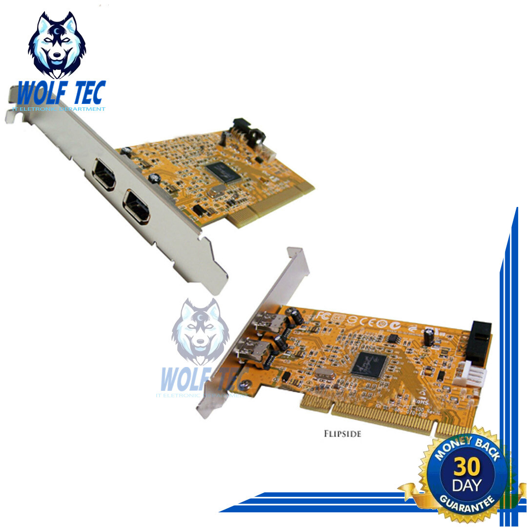 2X HP 1394 Firewire Dual Port PCI FH Card 515182-001 IEEE-1394A Full Height Car