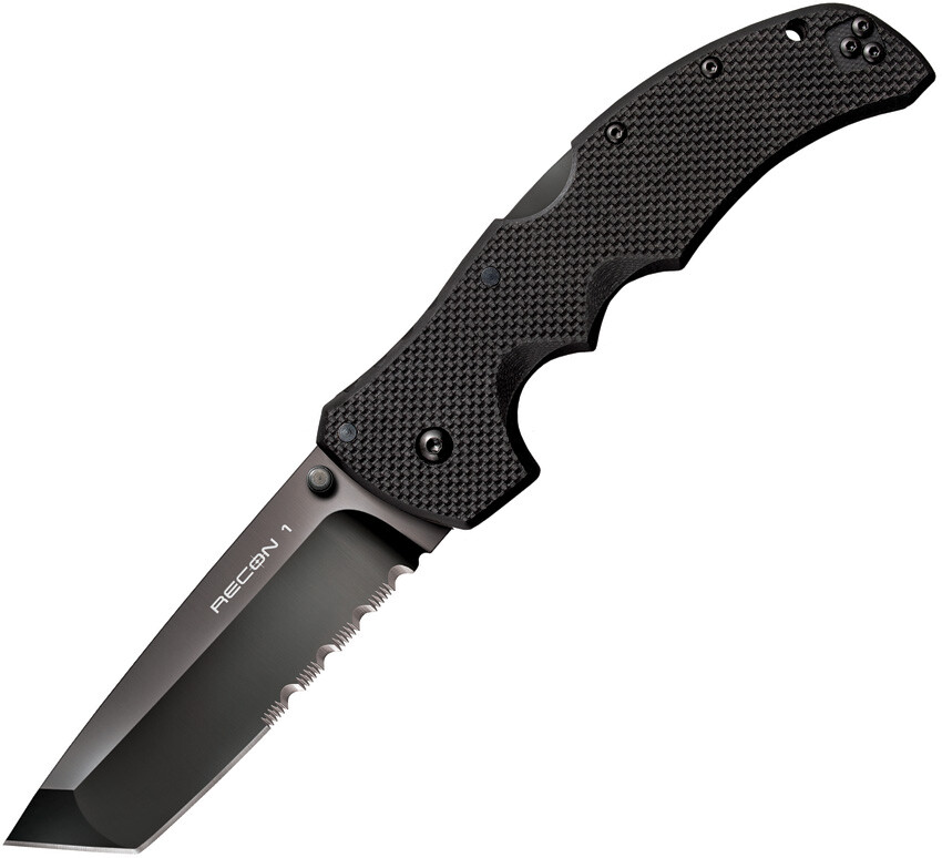 Cold Steel Recon 1 Lockback Black G10 Folding S35VN Tanto Pocket Knife 27BTH
