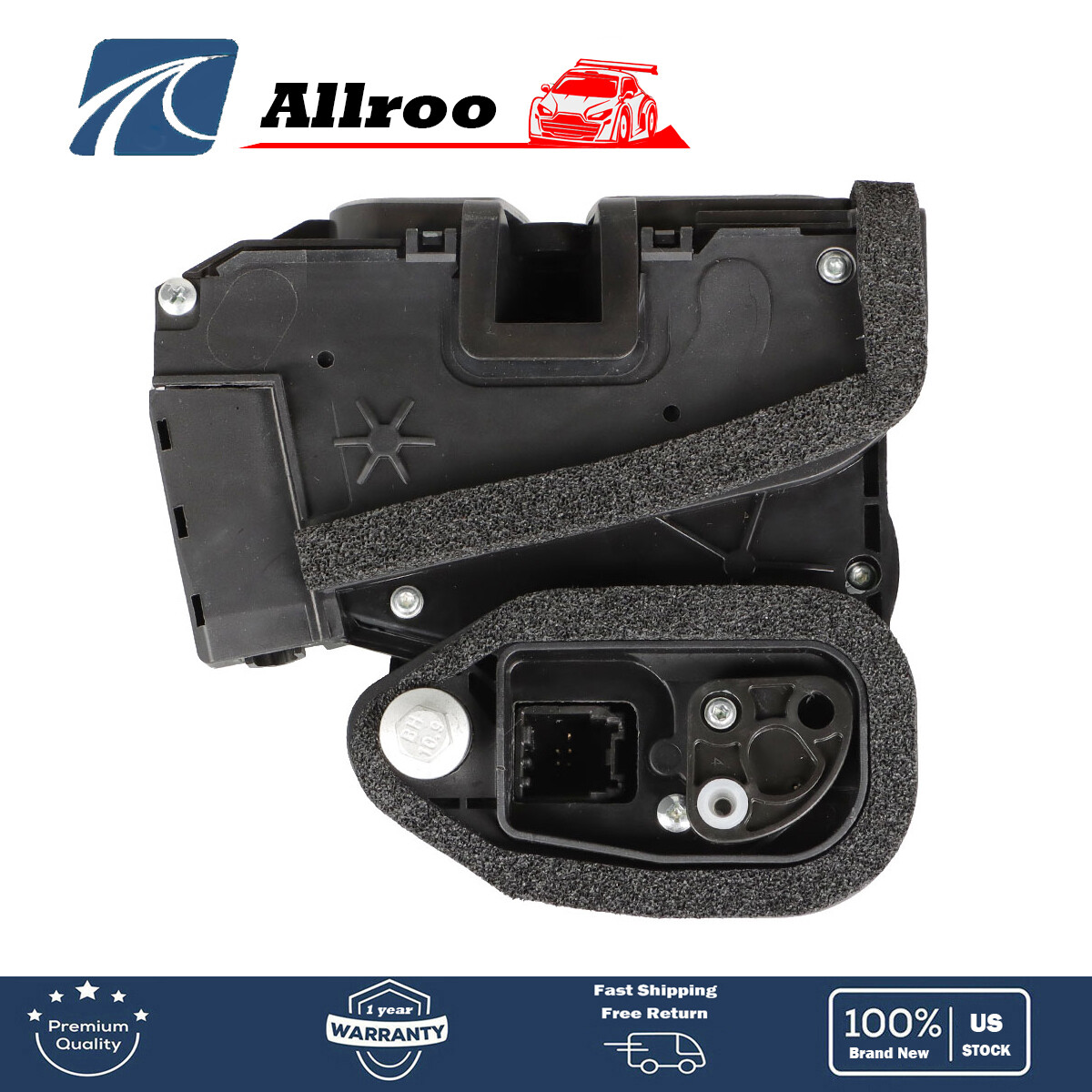Door Lock Actuator Rear Left For 2014-2019 Chevy Silverado GMC Cadillac 13597802