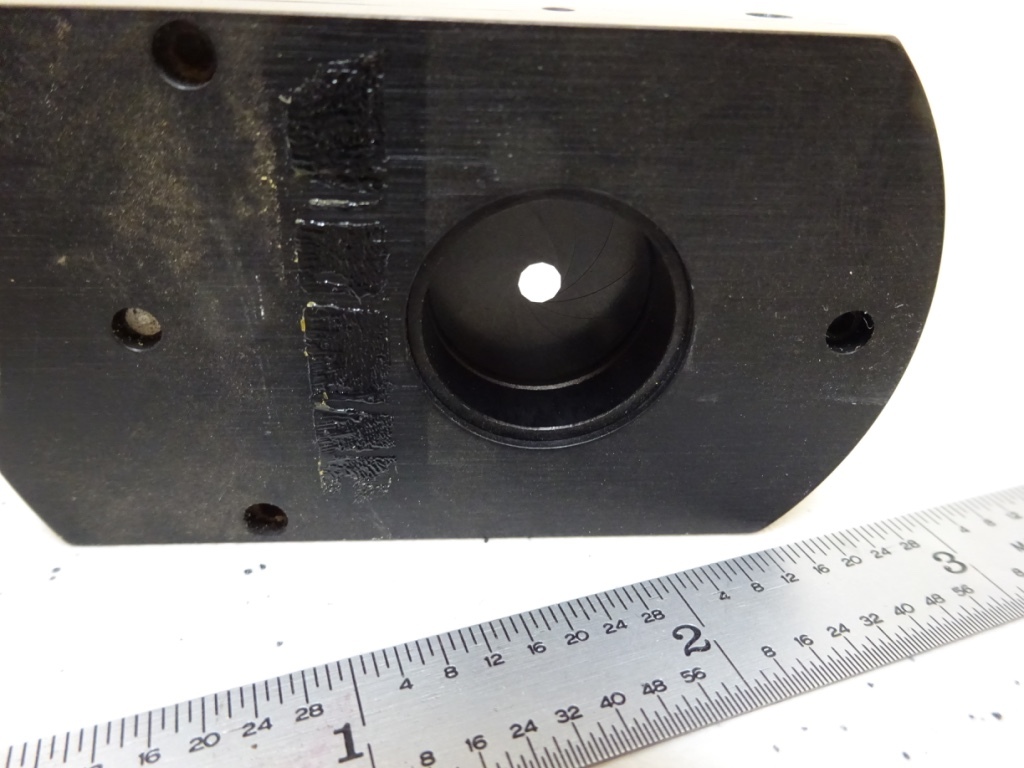 MICROSCOPE PART OLYMPUS IRIS SLIDE OPTICS AS IS BIN#N6-94