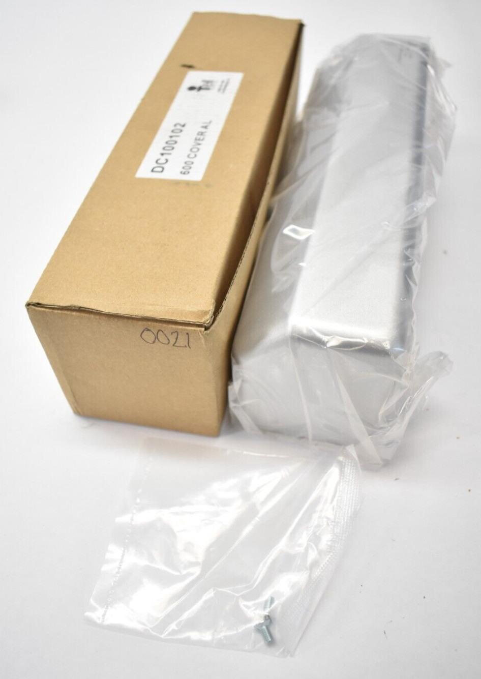 Tell DC100102 600 Series Coverall Aluminum Silver Non Handed For Door Closer