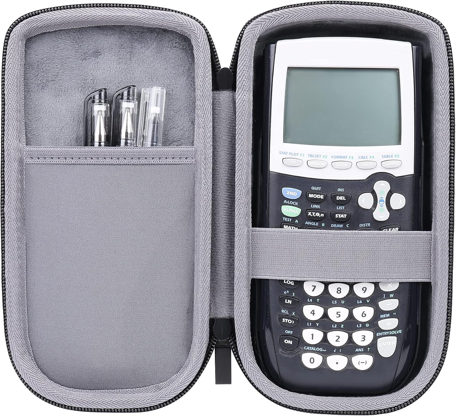 Texas Instruments Graphing Calculator Case - Stylish & Durable EVA Black Carrier