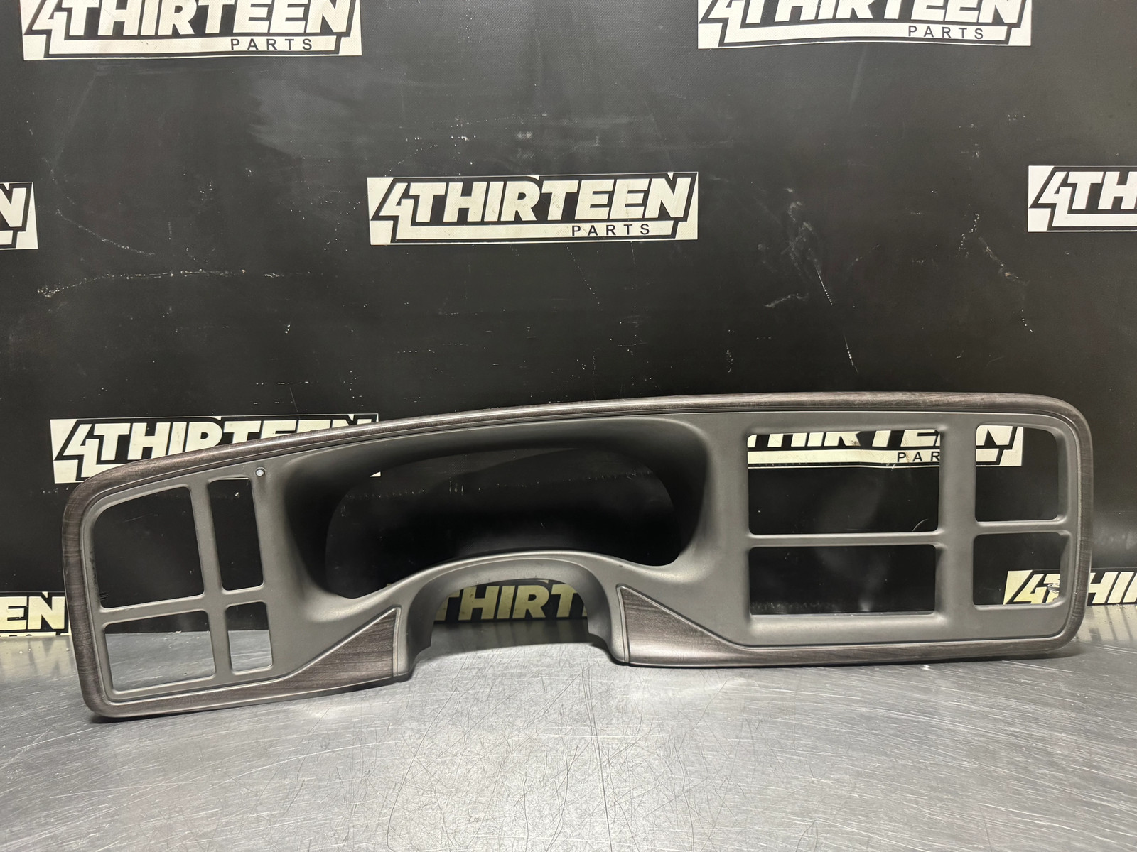 03-06 CHEVY SILVERADO GMC SIERRA GAUGE CLUSTER DASH BEZEL WOOD GRAIN OEM #N563