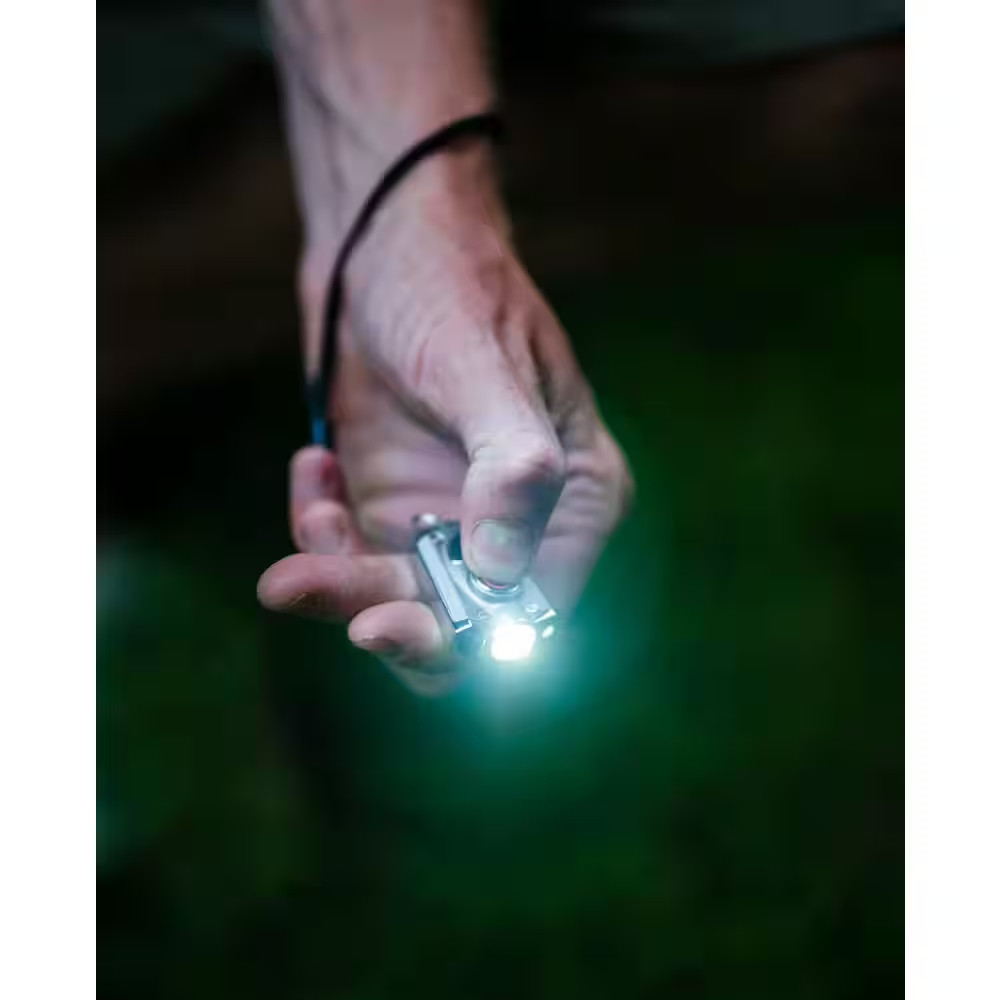 MYCRO 400-Lumens Rechargeable Battery LED Keychain Flashlight