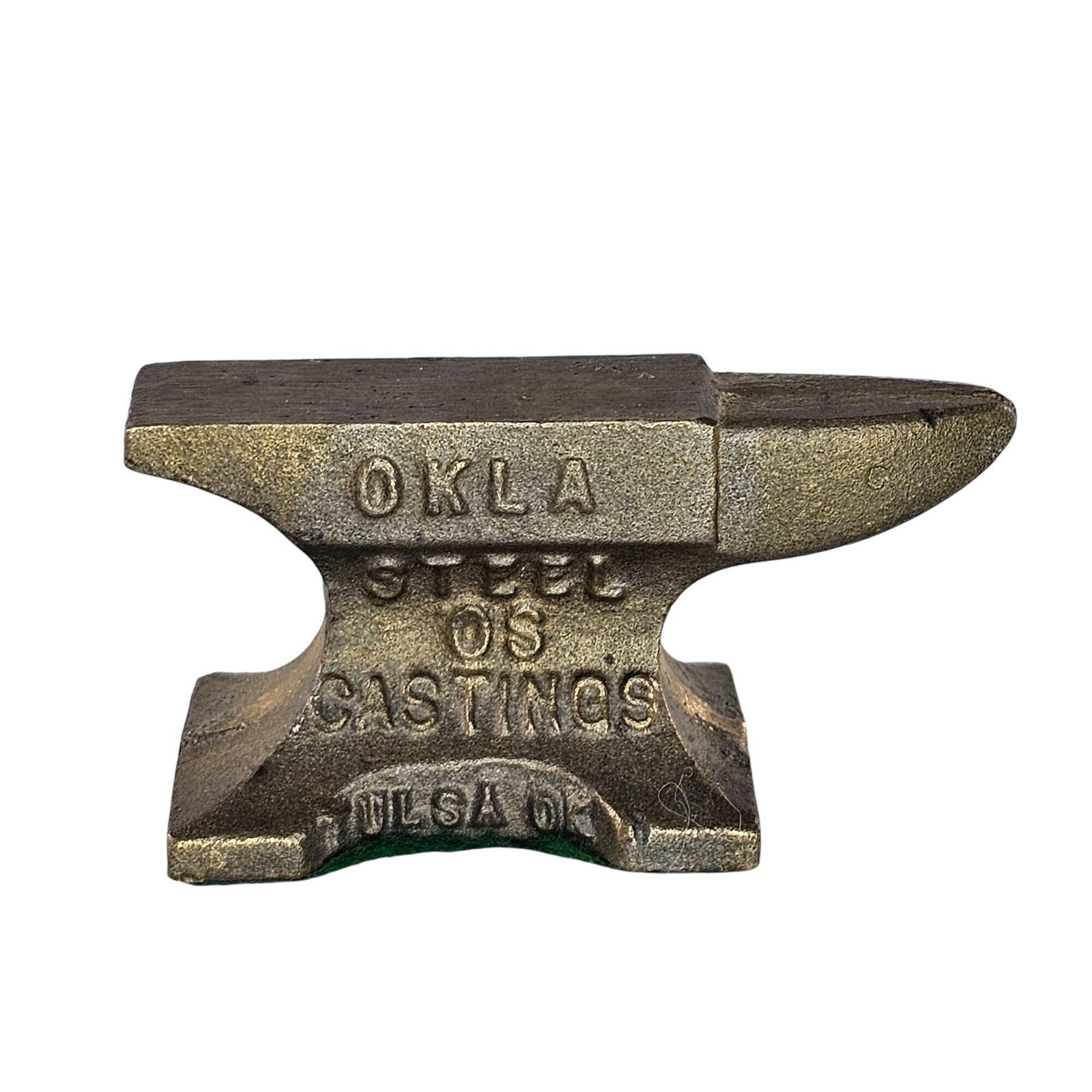 Miniature Antique Anvil Oklahoma Steel Castings Tulsa Advertising Sales Sample