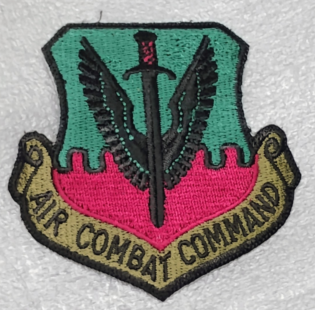 USAF Air Force Air Combat Command ACC BDU Insignia Badge Patch Subdued