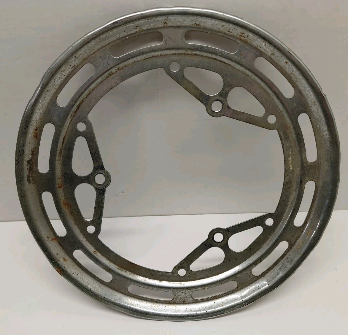 Bicycle Chainring Guard Vintage 9" 3-bolt Chromed Steel