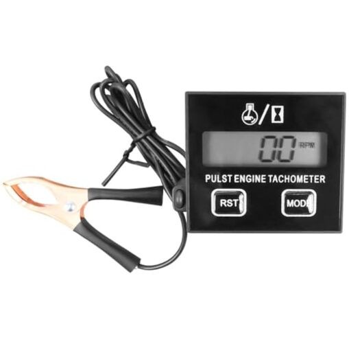 Small Engine Digital Inductive RPM Tachometer Tool Fit for Chainsaw Cropper