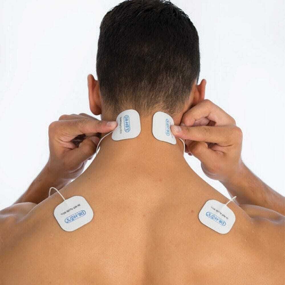 4 Pair DR HO'S Pain Therapy System Replacement Flex Tone Small Electrode Gel Pad