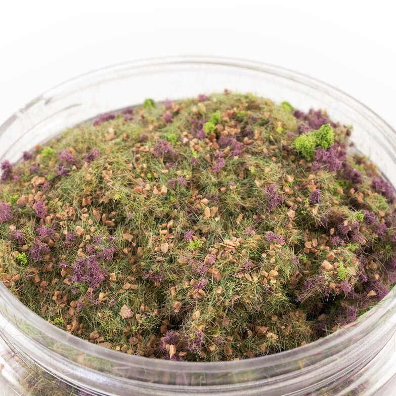 Huge Miniatures 4-in-1 Scatter, Moorland Scenic for Basing and Diorama – 4oz Jar