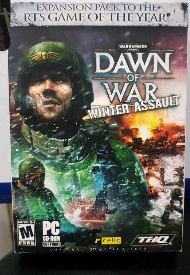 Lot Of 2---PC Game War hammer 40000 Dawn Of War  Winter Assault  NIB Sealed