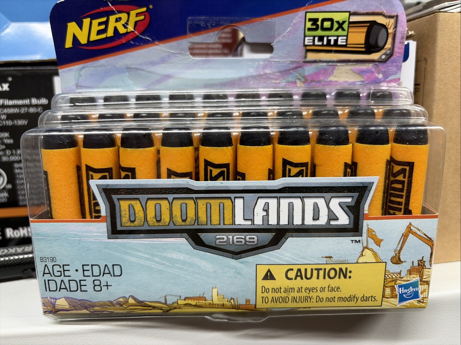 Nerf Official Doomlands 2169 30 Pack-Dart Refill Pack NEW Sealed