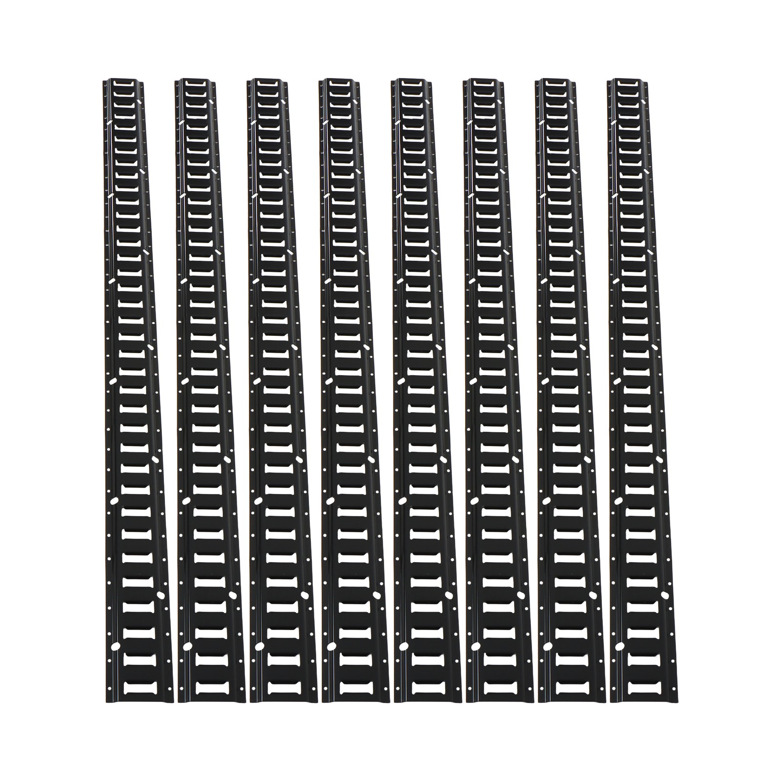 LABLT Heavy Loads Secure Cargo 8 Pcs 6' E Track Tie Down Enclosed Trailer Black