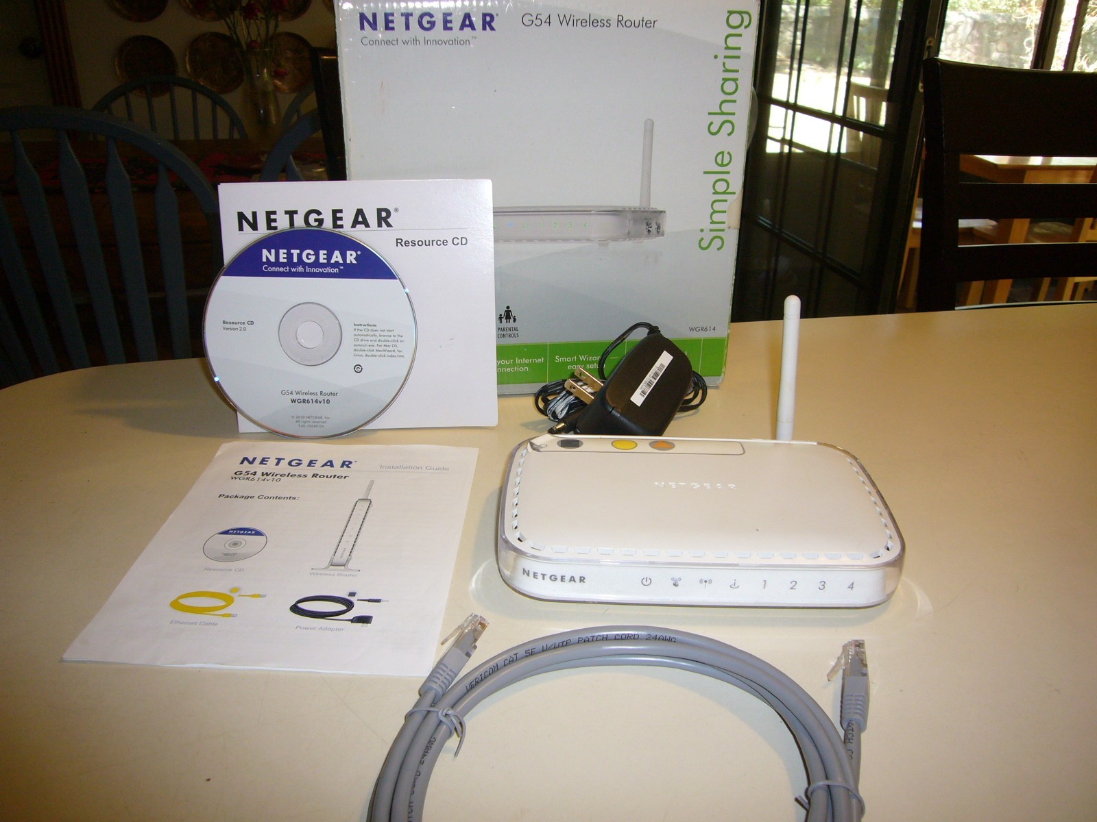 Netgear WGR614 54 Mbps 4-Port 10/100 Wireless G Router (WGR614NA)