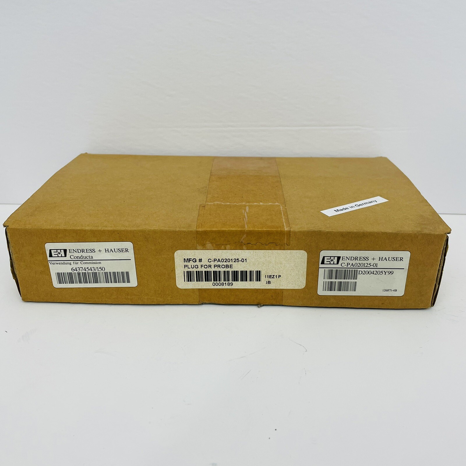 Endress + Hauser C-PA020125-01 Plug For Probe SN: D2004205Y99 ~NEW~