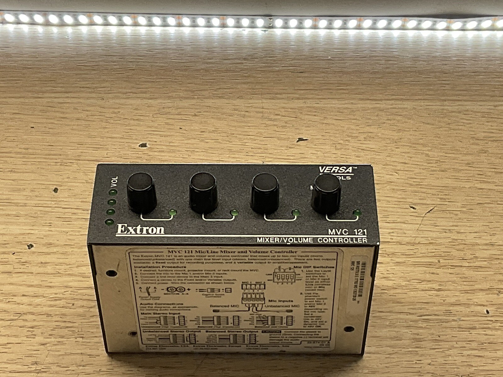 Extron MVC 121 Mixer/Volume Controller/versa Tools / FRA640