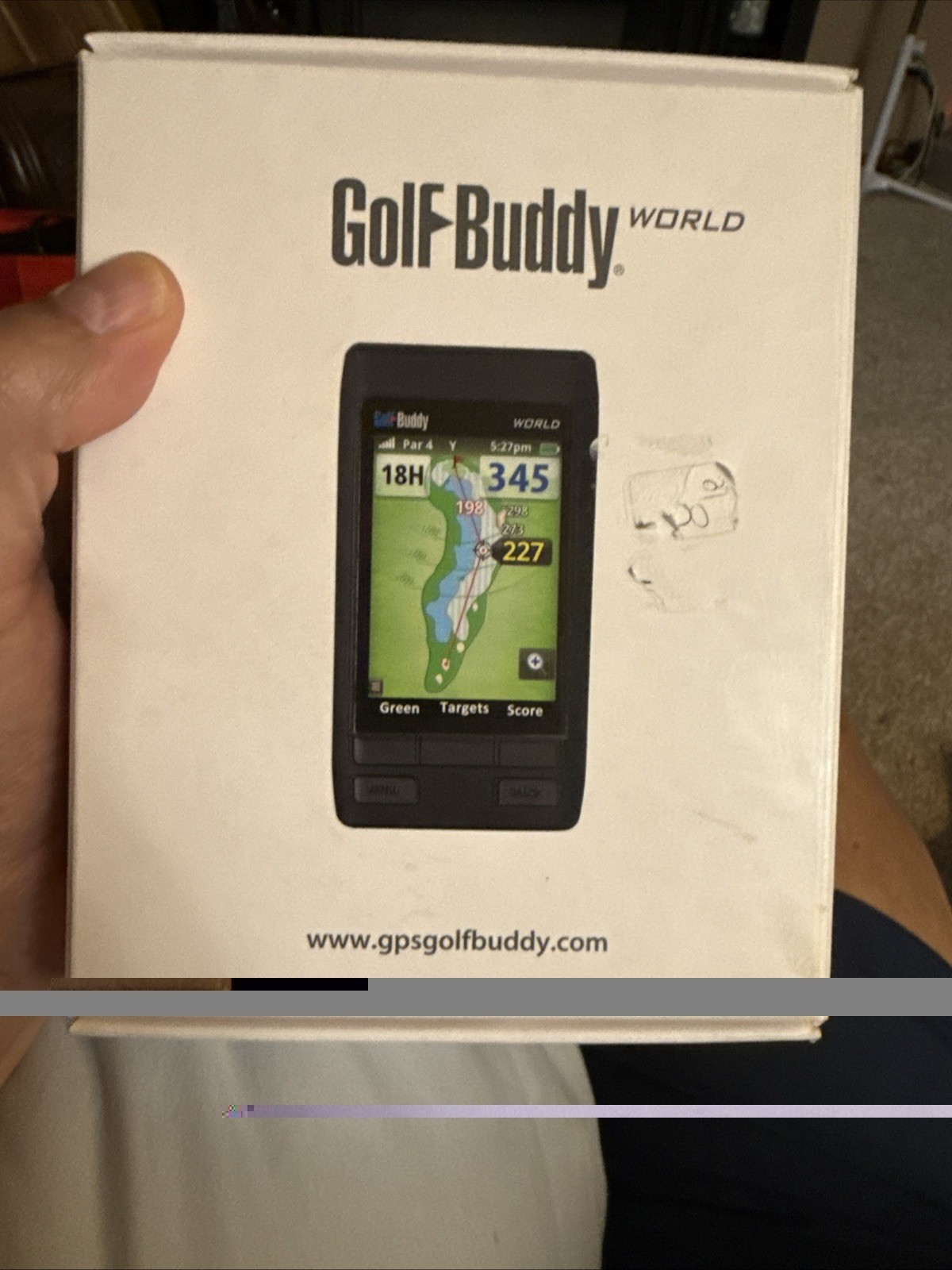 Golf Buddy World DSC-GB400 With Charger -No belt Clip