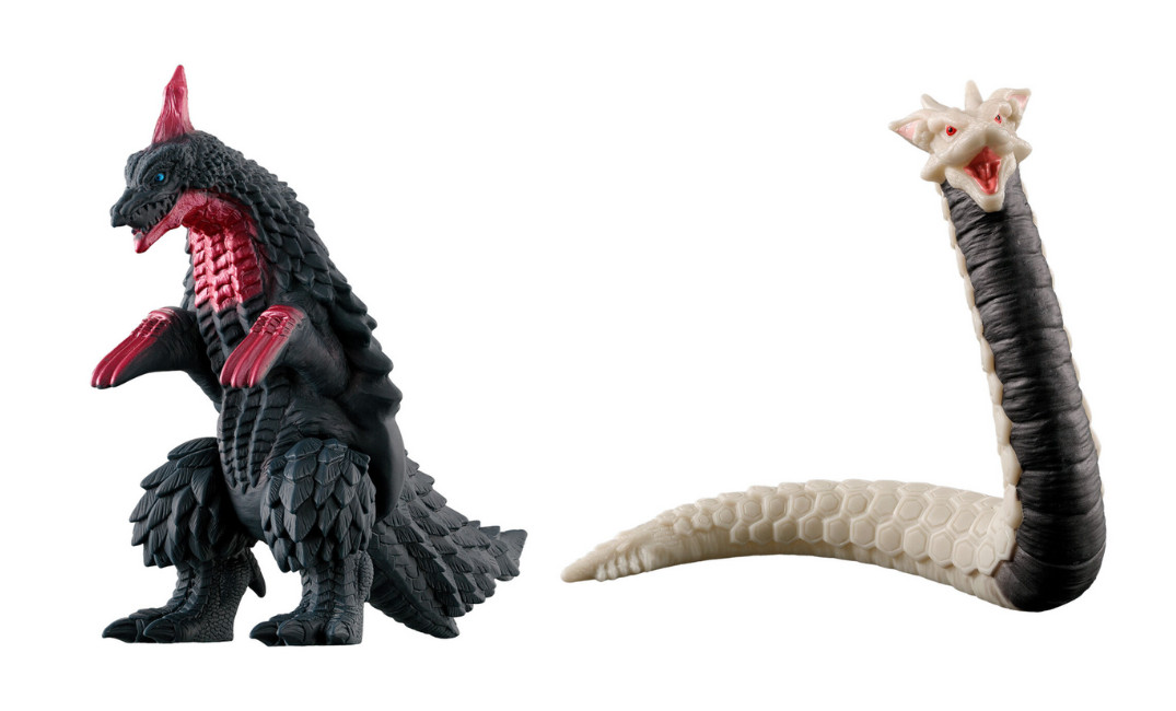 BANDAI Ultra Kaiju Series 235 Therizirus 236 Ohebinushi-no-Mikoto Set New Omega