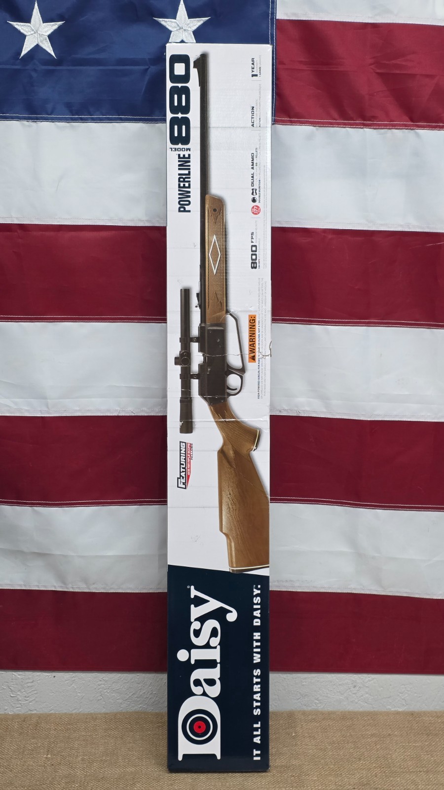 Daisy Outdoor Powerline 880S .177 Caliber BB/Pellet Air Gun Rifle - 992880-603