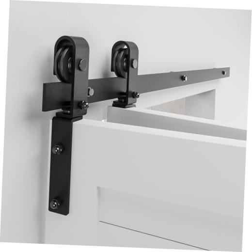 40" Bi-Folding Sliding Barn Door Hardware Track 40" for 2 Doors