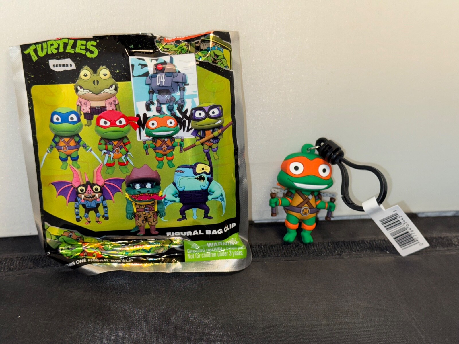 Monogram Teenage Mutant Ninja Turtles Michelangelo Bag Clip Keychain Series 5