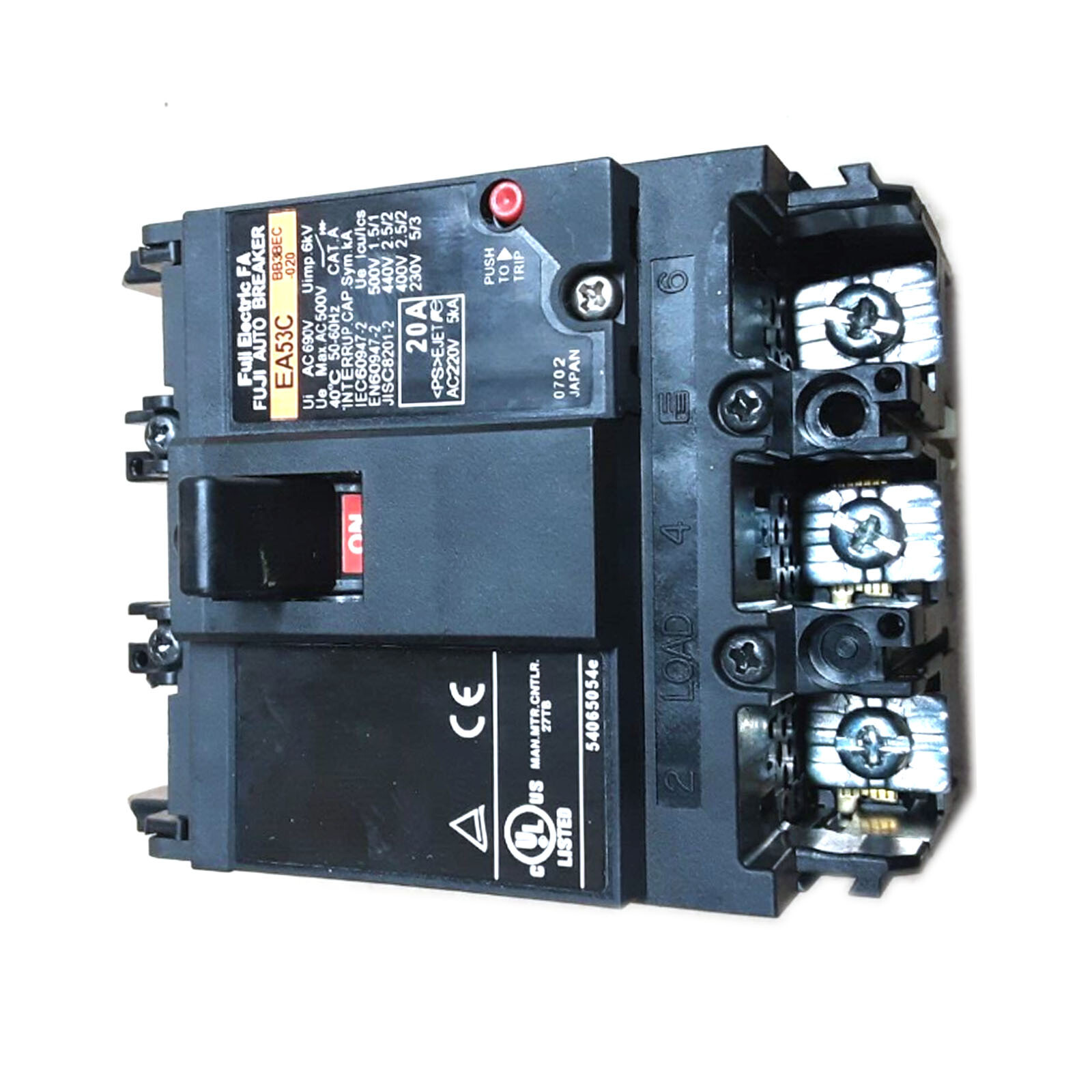 1pc FUJI EA53AC 3P 20A circuit breaker