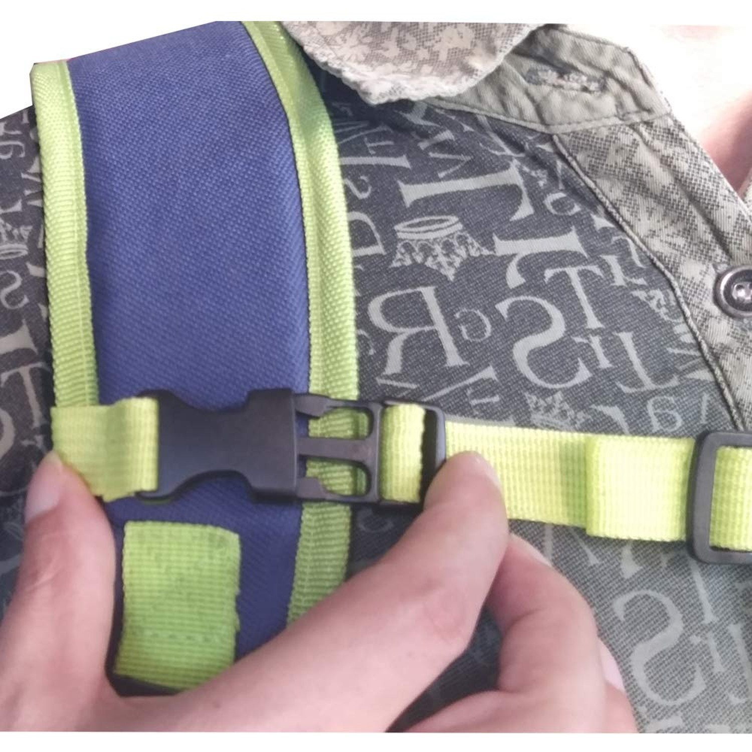 2 Pack Nylon Universal Backpack Chest Strap-3/4 Inch Webbing Chest Belt-Adjus...