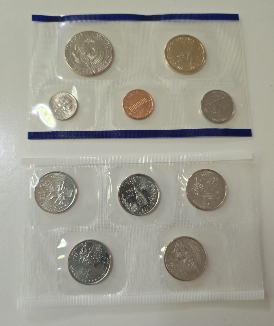 2000 P & D US Mint Uncirculated Set - OGP - 20 coins