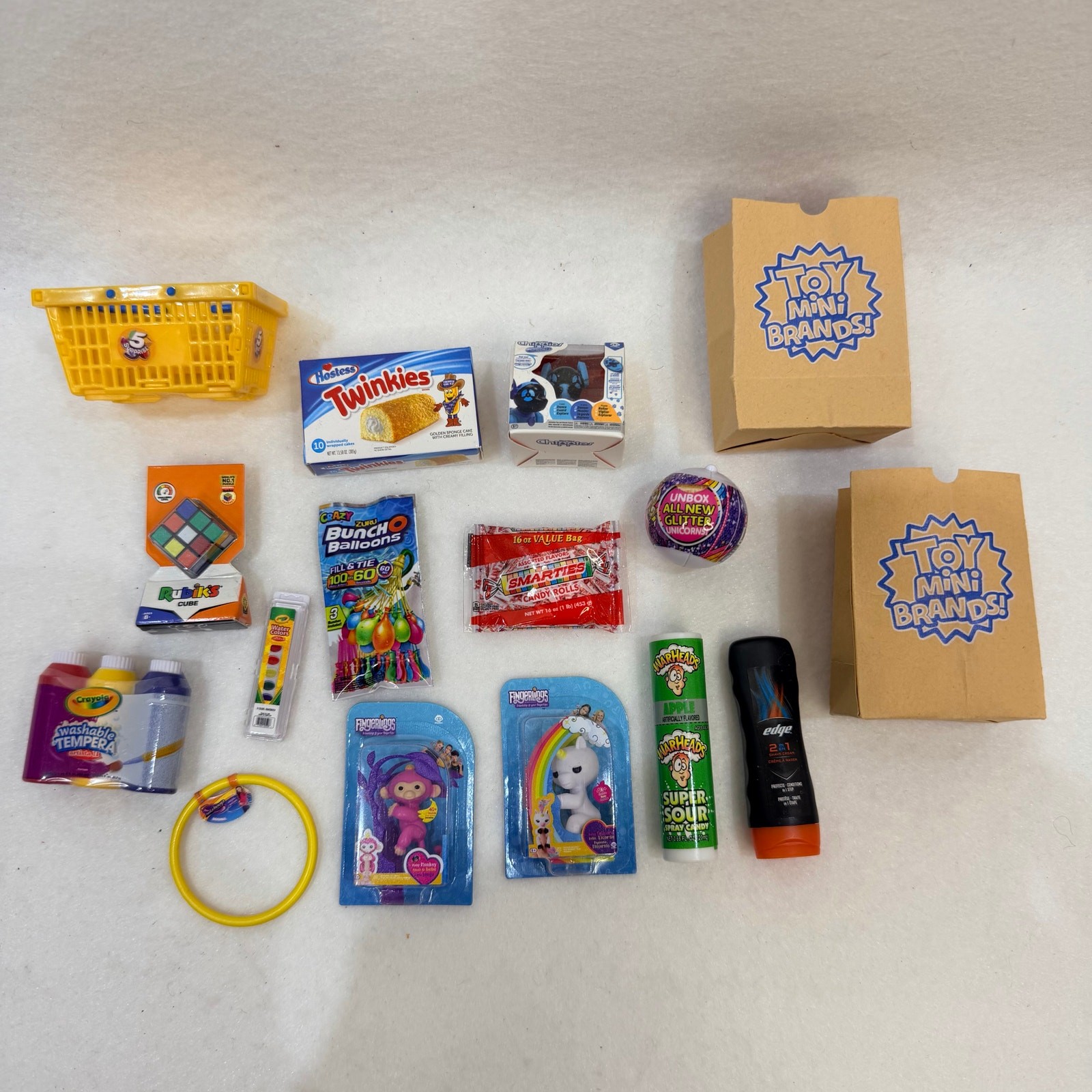 Small Lot 15pc Mini Brands Opened Food Toys Candy Fingerlings Crafts Miniature