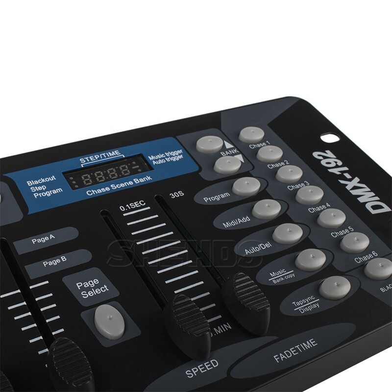 DMX Console 192 Channels Console Controller Operator For Stage Litght Party Bar