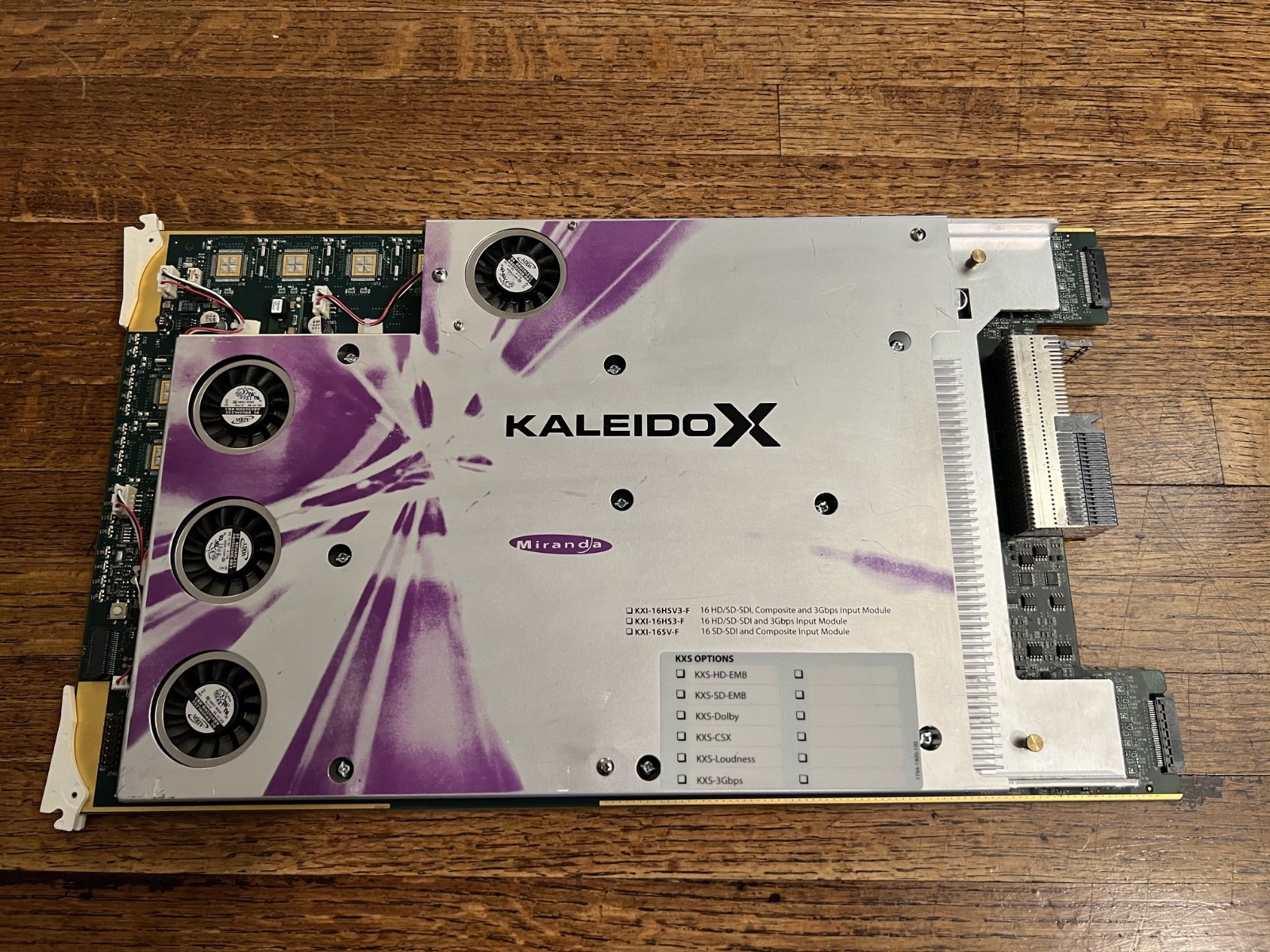 Miranda Kaleido X KXI-16HS3-F 16 HD/SD SDI And 3Gbps Input Module Board