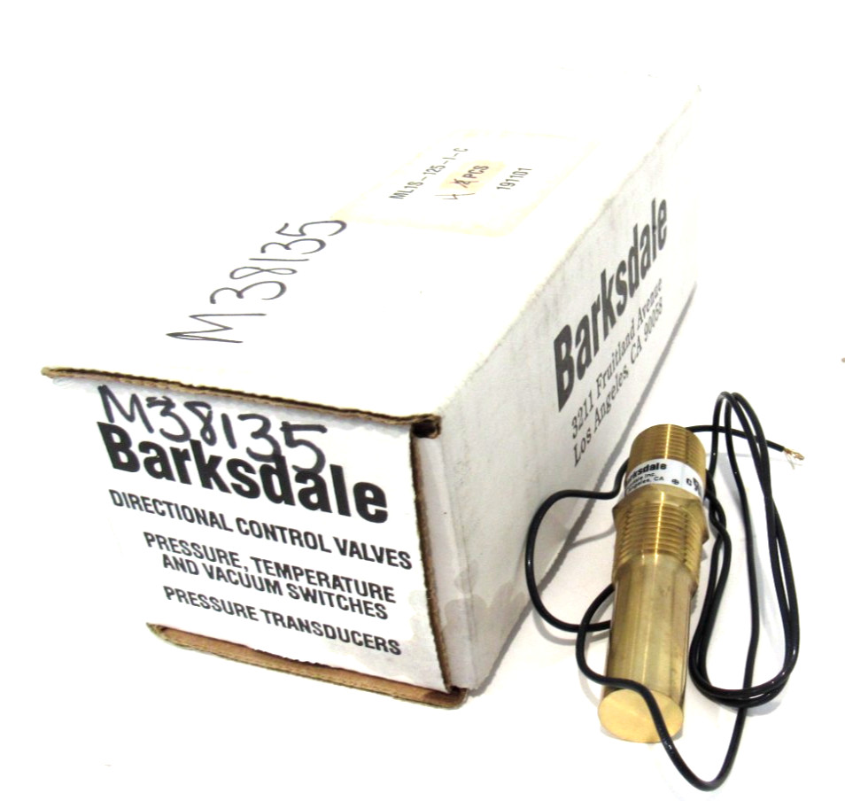 NEW BARKSDALE ML1S-125-I-C TEMPERATURE SWITCH ML1S125IC