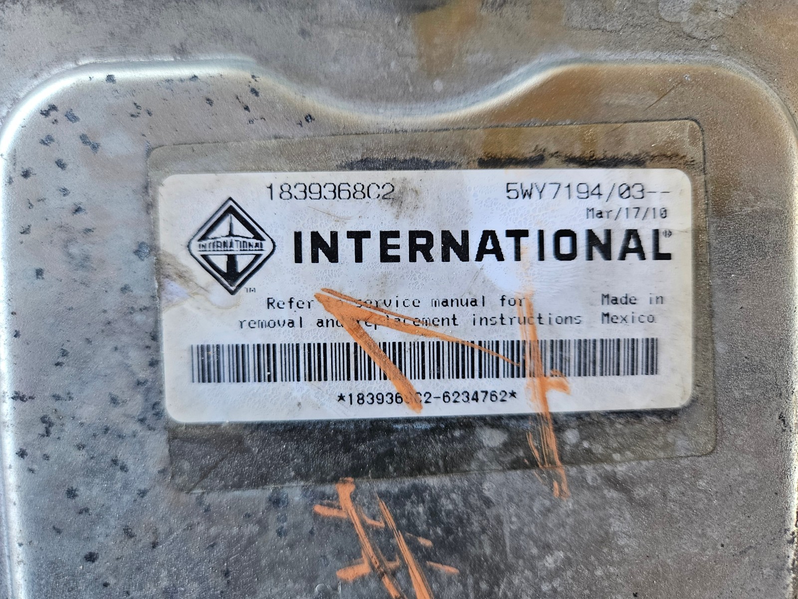 1839368C2 INTERNATIONAL ENGINE CONTROL MODULE - USED - OEM - FAST SHIPPING