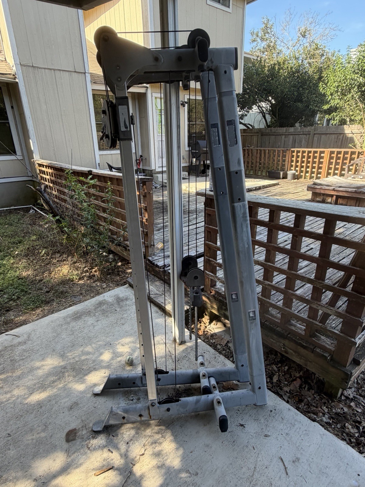 Commercial Dual Adjustable Pulley Functional Trainer Cable Machine + Attachments